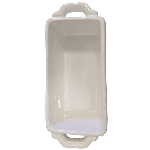 Mud Pie Cutest Little White Mini Loaf Pan 5x3x2.25 “Homemade” Serving Knife - Picture 5 of 7